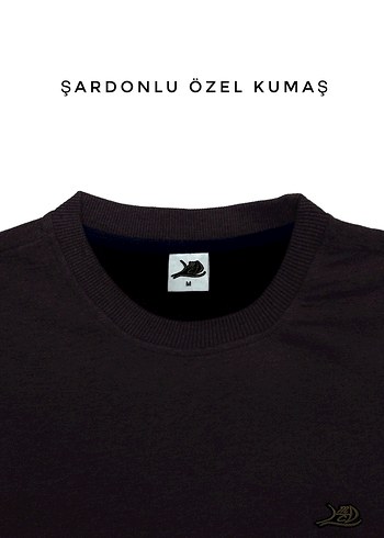 Bordo Unisex Bisiklet Yaka Sweatshirt - Görsel 2