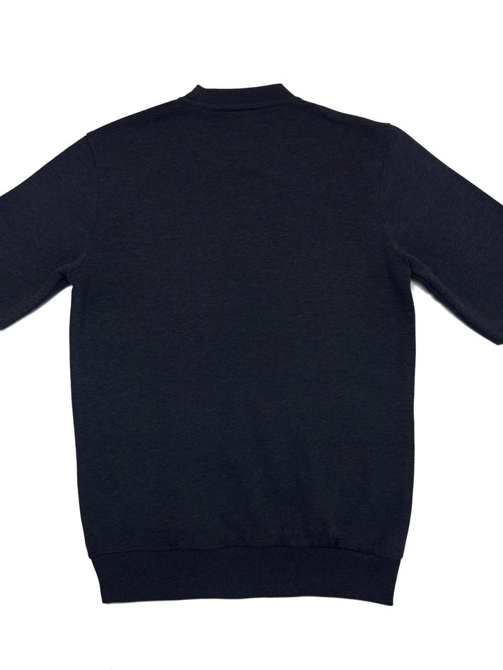 Mavi Unisex Bisiklet Yaka Sweatshirt - Görsel 3