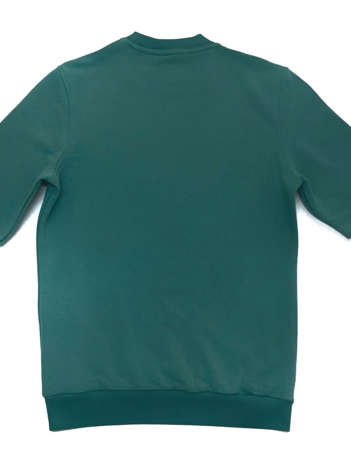 Yeşil Unisex Bisiklet Yaka Sweatshirt - Görsel 3