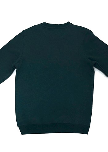 Haki Unisex Bisiklet Yaka Sweatshirt - Görsel 3