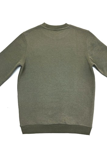 Yeşil Unisex Bisiklet Yaka Sweatshirt - Görsel 3