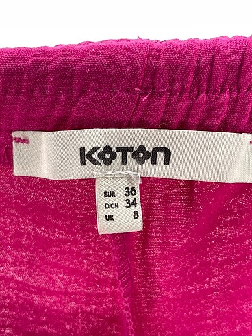 36 Beden pembe Renk Koton Mini Şort %70 İndirimli.