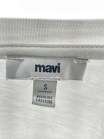 s Beden beyaz Renk Mavi Jeans T-shirt %70 İndirimli.