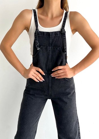 34 Beden Denim Bahçıvan Salopet Tulum