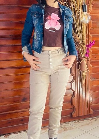 Bej renk jean