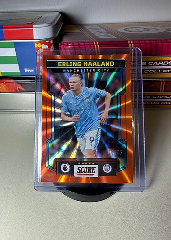Panini score Erling Haaland orange /35