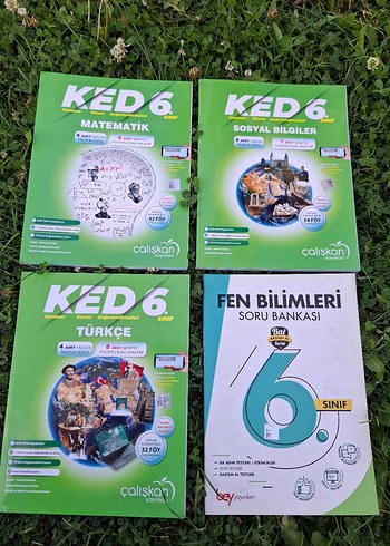 6. Sınıf KED Soru Bankası Seti (Matematik, Türkçe, Sosyal, Fen)