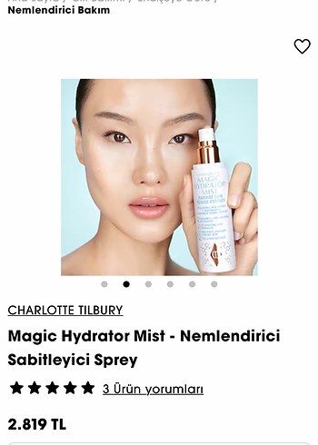 Charlotte's Magic Hydrator Mist - Makyaj spreyi - Görsel 2