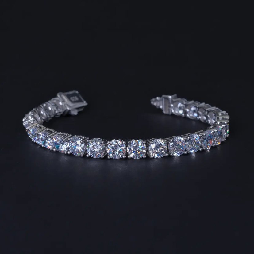 925 ayar gümüş su yolu bileklik - 4 ve 5 mm mevcuttur - Görsel 3