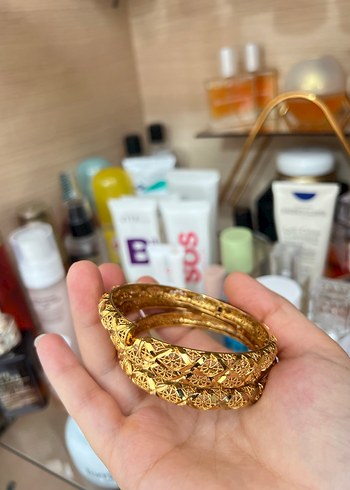 İmitasyon 22 ayar renginde hint kelepçe - Görsel 6