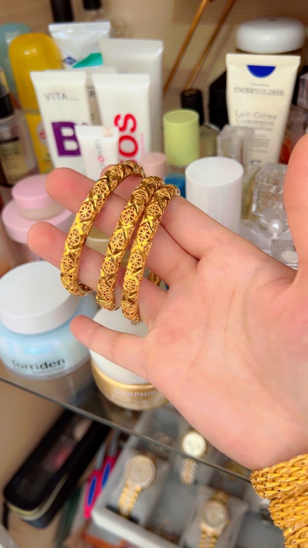 İmitasyon 22 ayar renginde hint kelepçe - Görsel 4