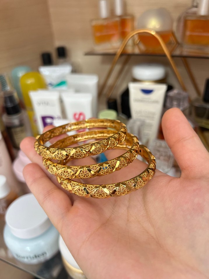 İmitasyon 22 ayar renginde hint kelepçe - Görsel 2