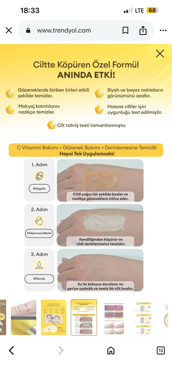 Missha Vita C Plus Kendiliğinden Köpüren Yüz Temizleyici 200ml - Görsel 3