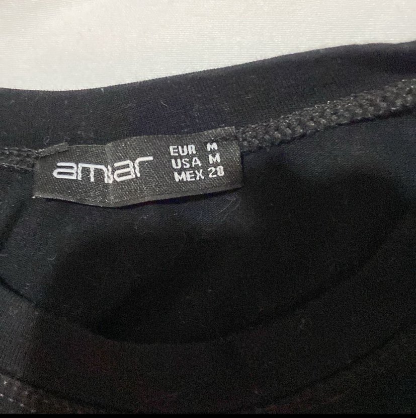 Kadın Siyah Basic Kısa Kollu Tişört - Görsel 2