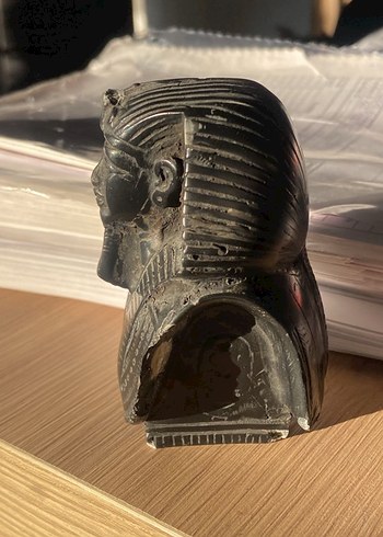 Altın Renkli Firavun Figürü - Görsel 2