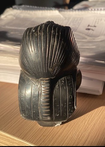 Altın Renkli Firavun Figürü - Görsel 3