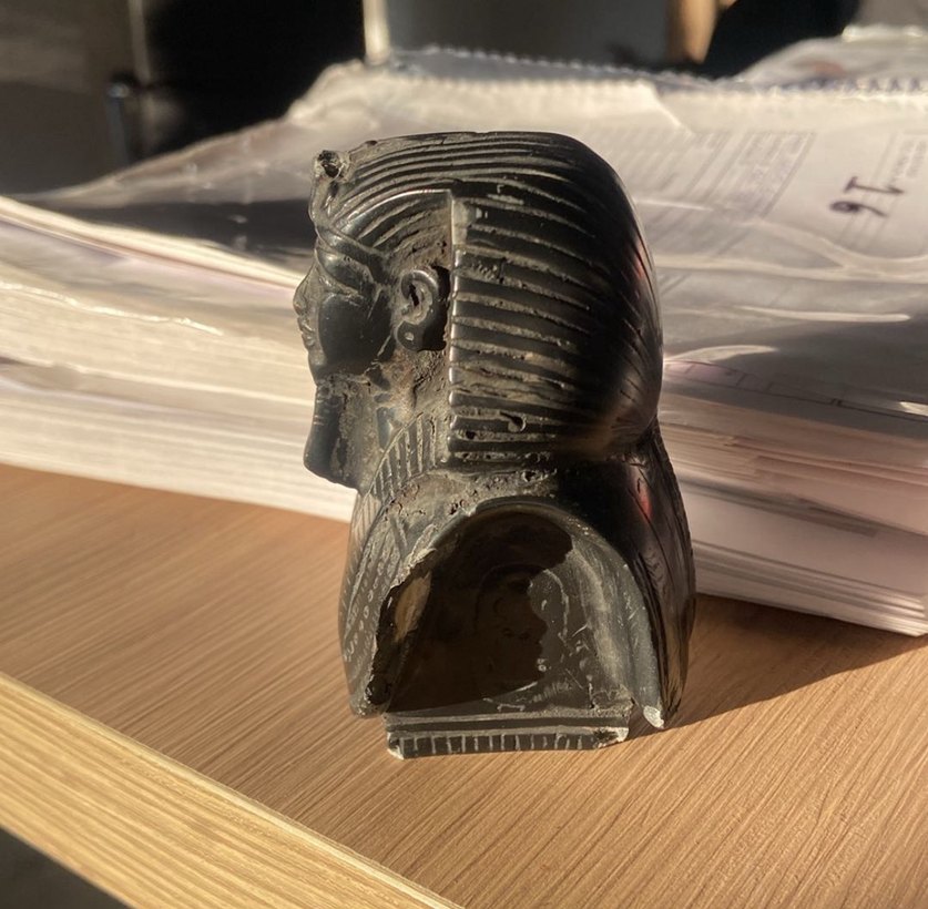 Altın Renkli Firavun Figürü - Görsel 2