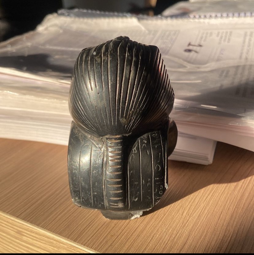 Altın Renkli Firavun Figürü - Görsel 3