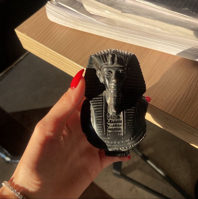 Altın Renkli Firavun Figürü - Görsel 4