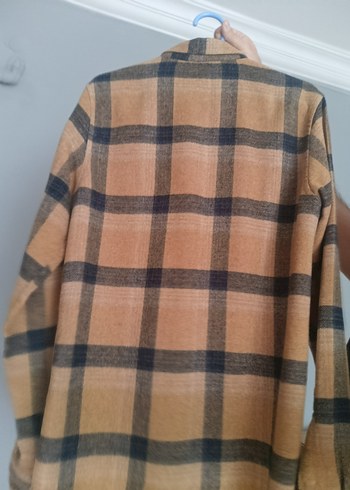 Düğmeli Kahverengi  SLİM  Erkek ODUNCU Gömlek - Görsel 3