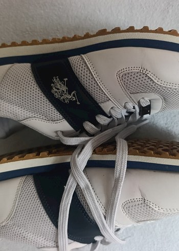 Kadın Beyaz Gri Dolgu Topuklu Spor Ayakkabı - Görsel 4