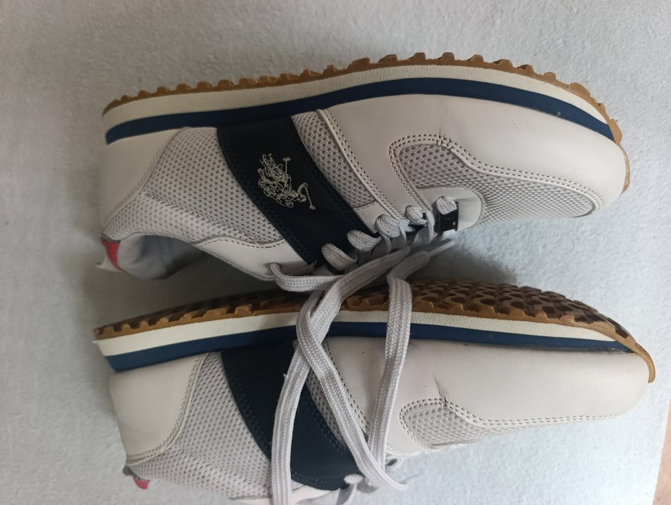 Kadın Beyaz Gri Dolgu Topuklu Spor Ayakkabı - Görsel 4