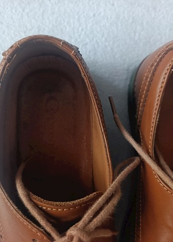 Kahverengi Deri Bağcıklı Klasik Erkek Ayakkabı - Görsel 4