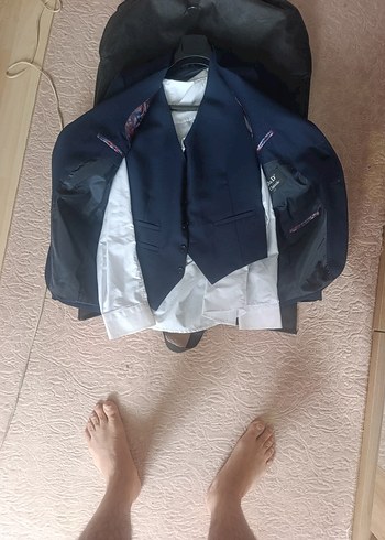 ALTIN YILDIZ TK ELBİSE  YELEKLİ GÖMLEĞİ İLE BİRLİKTE46/6 drop - Görsel 2