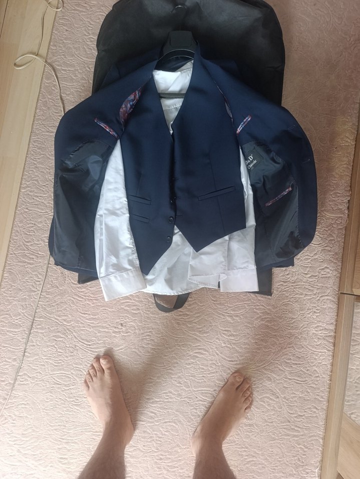 ALTIN YILDIZ TK ELBİSE  YELEKLİ GÖMLEĞİ İLE BİRLİKTE46/6 drop - Görsel 2