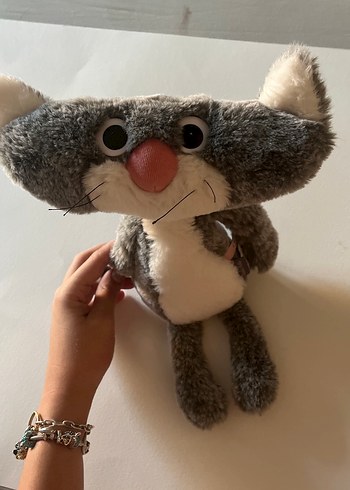 Gri Peluş Oyuncak Kedi