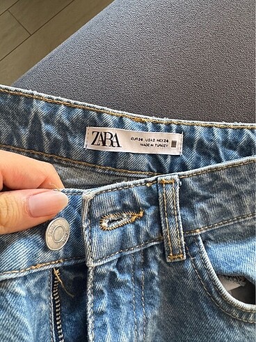 34 Beden Zara Z1975 Length Straight Fit Jean