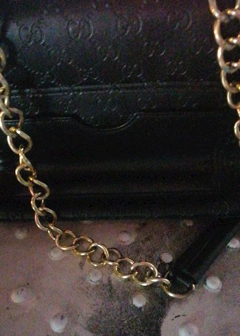 Klasik Siyah Deri Kadın Çanta - Görsel 2