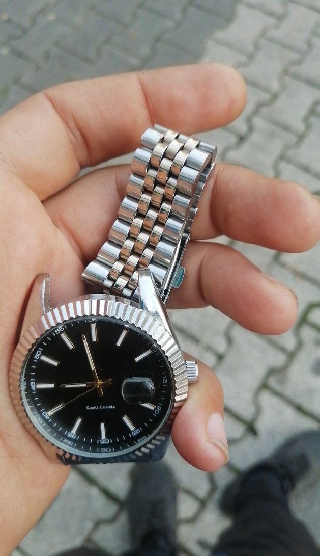 Modern Klasik Gri Erkek Kol Saati - Görsel 2