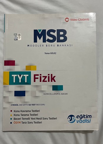 MSB TYT Fizik Modüler Soru Bankası