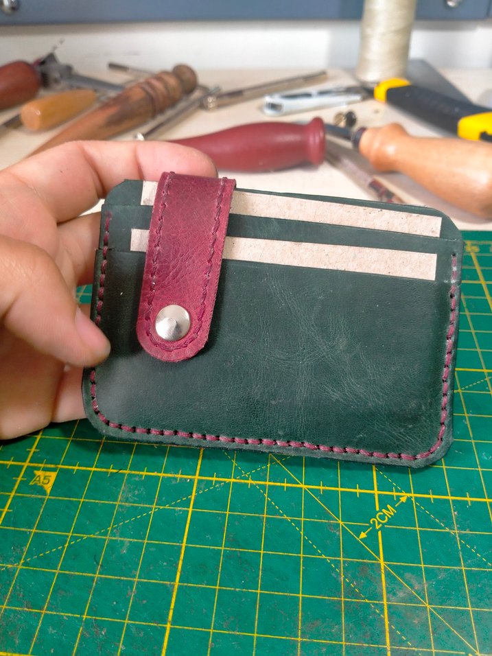 El Yapımı Hakiki Deri Kartlık - Görsel 4