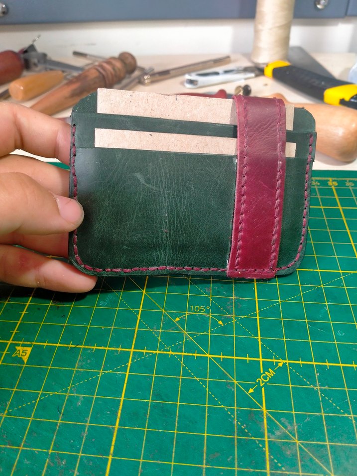 El Yapımı Hakiki Deri Kartlık - Görsel 3