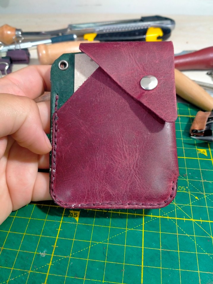 El Yapımı Hakiki Deri Kartlık - Görsel 3