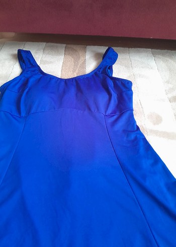 Mavi V Yakalı Midi  sorlu moyu - Görsel 2