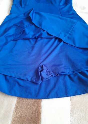 Mavi V Yakalı Midi  sorlu moyu - Görsel 3