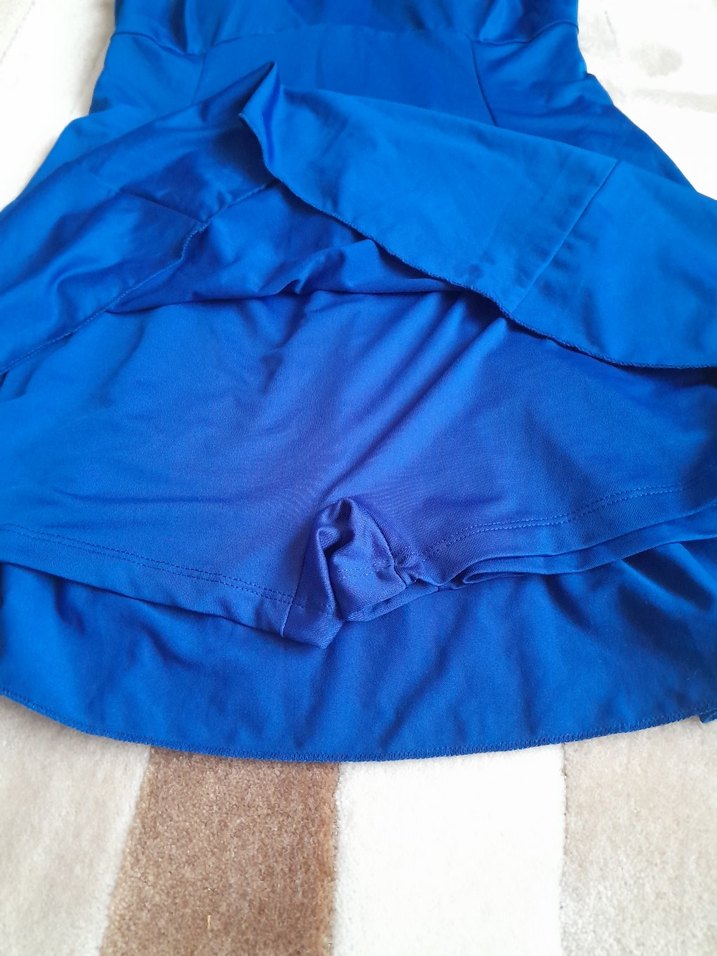 Mavi V Yakalı Midi  sorlu moyu - Görsel 3