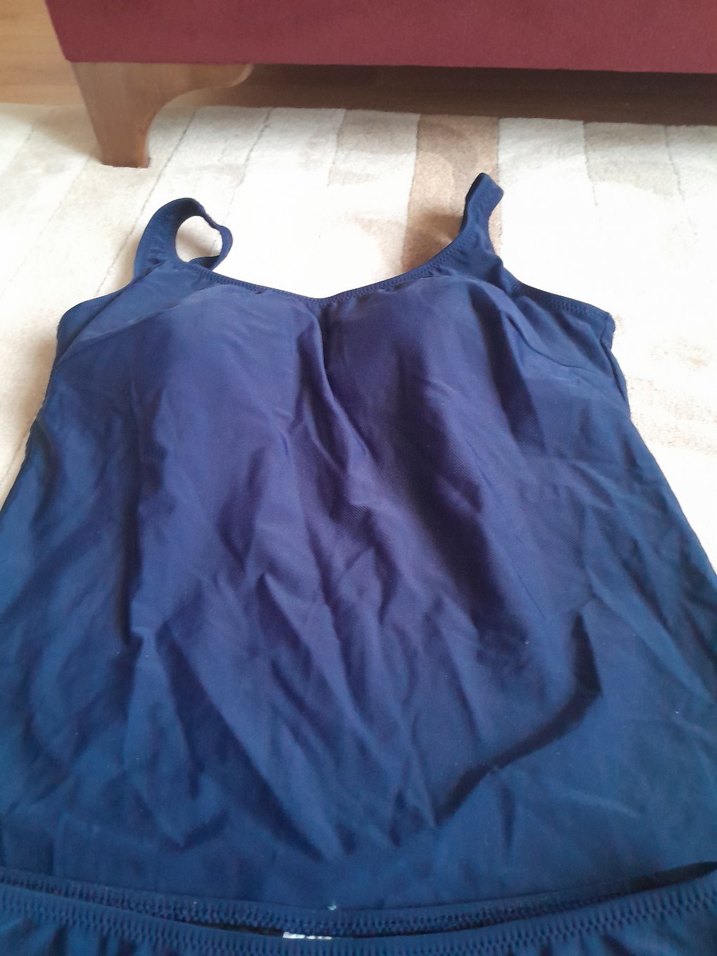 Koyu Mavi Mini Kadın Mayo Takımı markasinida cektim - Görsel 3