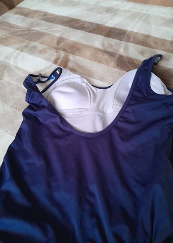 Bohem Renkli Bağlama Desenli Midi Mayo - Görsel 4