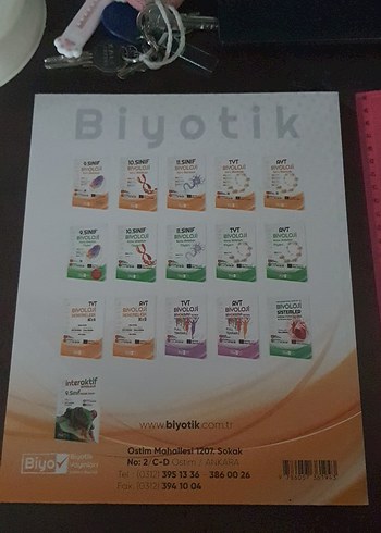  AYT Biyoloji Biyotik Soru Bankası