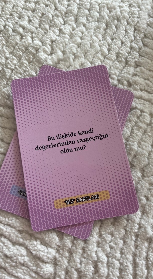 Çiftler İçin Az Lakırdı Bol İletişim Kartları - Görsel 4