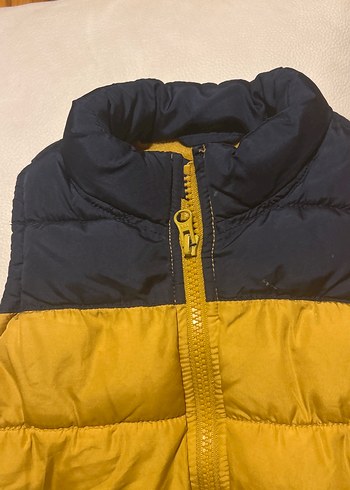 Sarı Fermuarlı Erkek Çocuk Yelek - Görsel 4