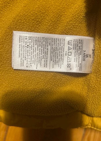 Sarı Fermuarlı Erkek Çocuk Yelek - Görsel 6