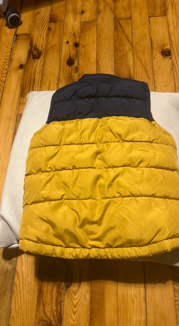 Sarı Fermuarlı Erkek Çocuk Yelek - Görsel 2