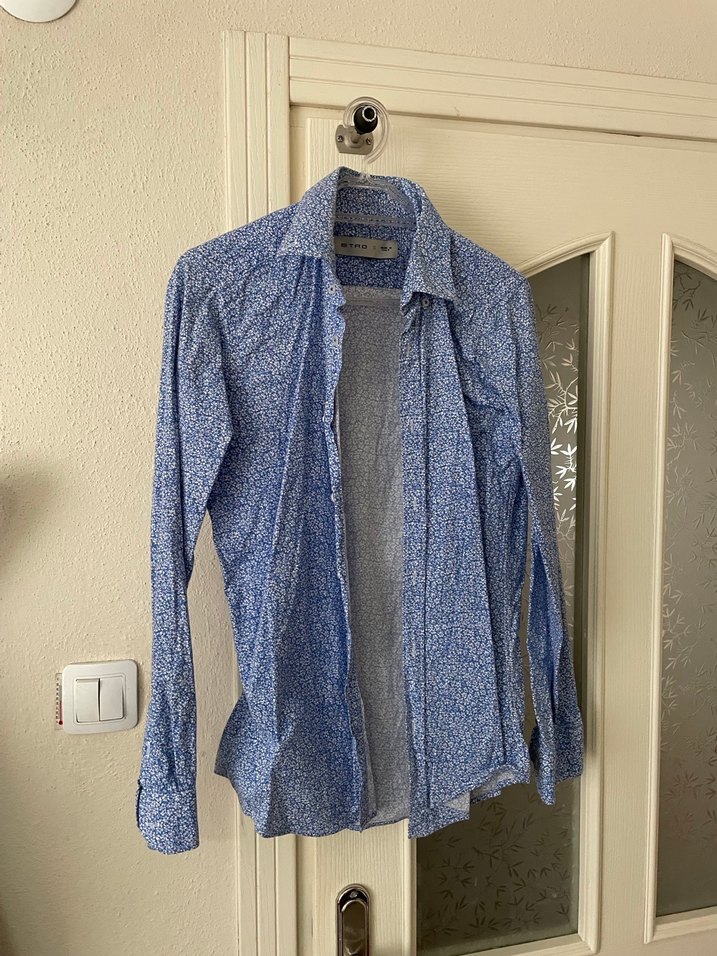 Düğmeli Uzun Kollu Erkek Gömlek - Görsel 3