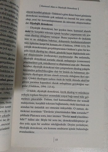 Demokrasi Arzusu - Ali Yaşar Sarıbay