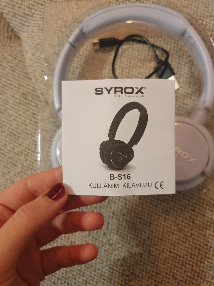 Gri Syrox Kablosuz Kulaklık - Görsel 3